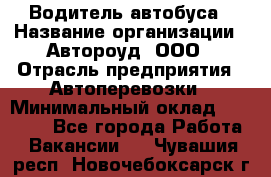 Водитель автобуса › Название организации ­ Автороуд, ООО › Отрасль предприятия ­ Автоперевозки › Минимальный оклад ­ 50 000 - Все города Работа » Вакансии   . Чувашия респ.,Новочебоксарск г.